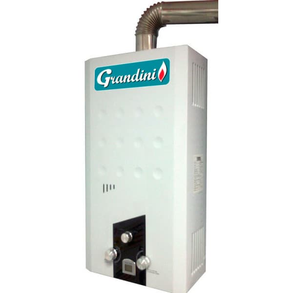 Газова колонка Grandini GWH JSQ24 напів турбо 12 л/хв з мідним теплообмінником