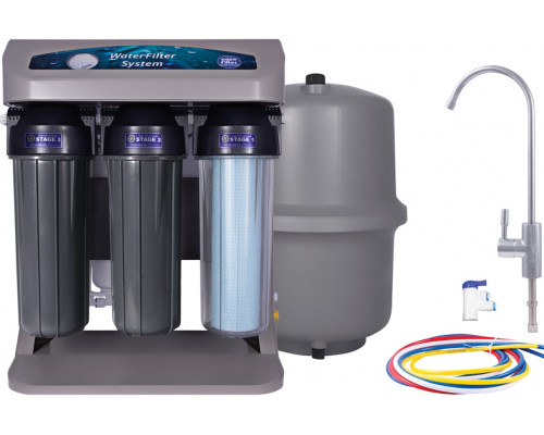 Aquafilter ELITE7G-G 7-ми ступенева система зворотного осмосу з манометром і іонізатором