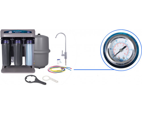Aquafilter ELITE7G-G 7-ми ступенева система зворотного осмосу з манометром і іонізатором