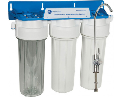 Aquafilter 3-х ступінчастий фільтр для води під мийку FP3-K1