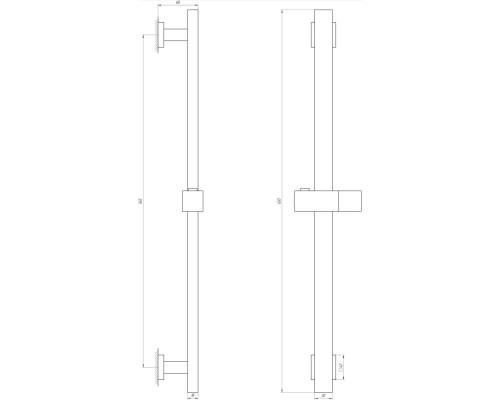 Душова стійка Globus Lux SUS-1108