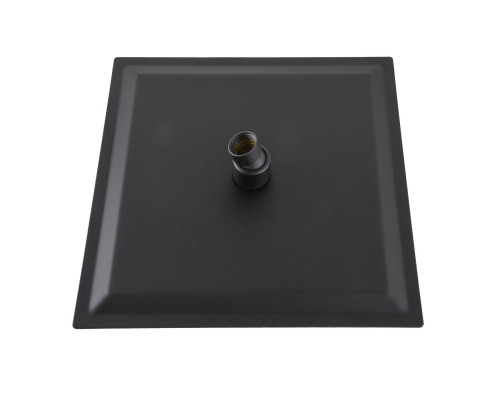 Душова лійка TSQ-250-BL Тропик SUS304 чорна матова 250*250мм , TOPAZ