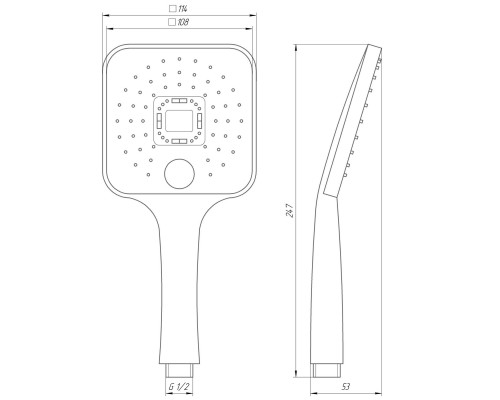 Душова лійка Globus Lux NS-003-00