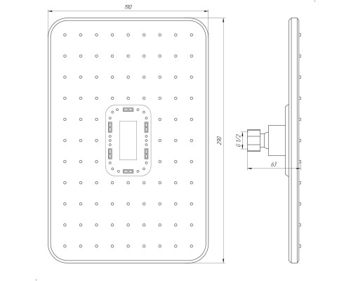 Душова лійка Globus Lux SD-003-30-00