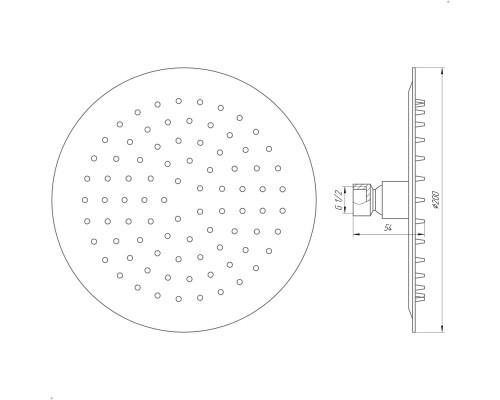 Душова лійка Globus Lux STS-0200