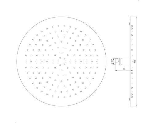 Душова лійка Globus Lux STS-0300