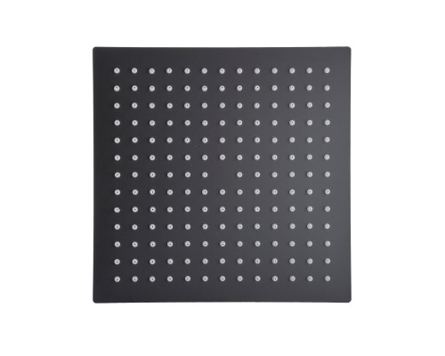Душова лійка TSQ-250-BL Тропик SUS304 чорна матова 250*250мм , TOPAZ