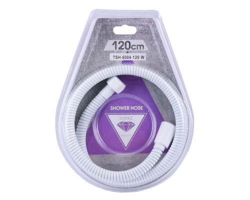 Шланг душовий TOPAZ TSH-6004-120-W 120см