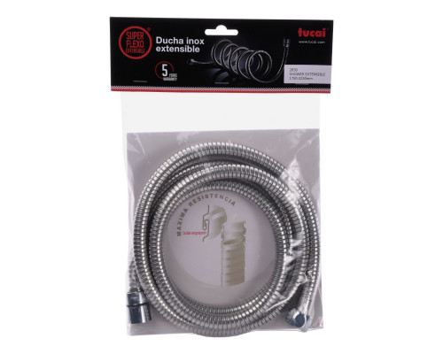 Шланг душовий TUCAI FlexoInoxExtensible 175-225см (2830)