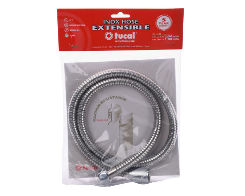 Шланг душовий TUCAI Stainless Steel 100-130см (4116)