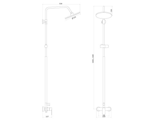 Душова система Globus Lux ONTARIO GLO-0005