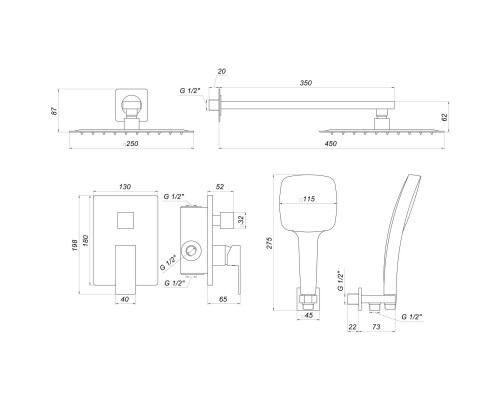 Душова система Globus Lux SMART GLM-205