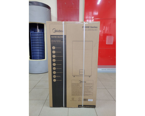 Водонагрівач Midea PRIME Wi-Fi D50-20ED6 (W) 50 літрів Вертикальний Горизонтальний  Мідний ТЕН