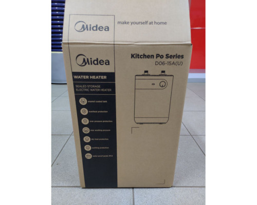Водонагрівач Midea D06-15A(U) 6 літрів Під мийкою установка