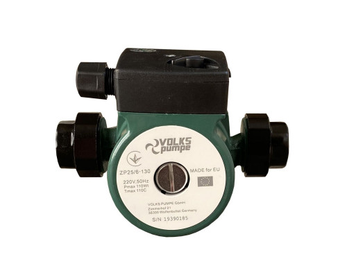 Насос циркуляційний VOLKS pumpe  ZP25/6 130мм + гайки