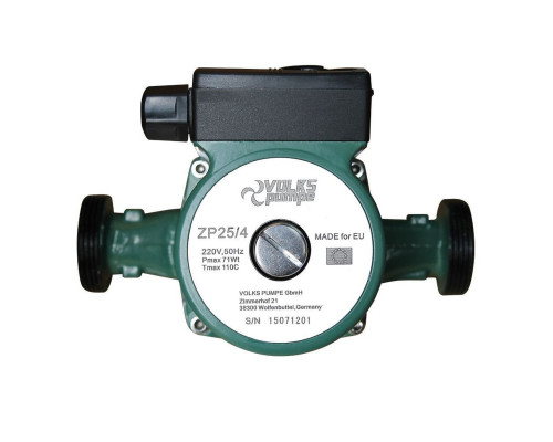 Насос циркуляційний VOLKS pumpe  ZP25/4 130мм + гайки