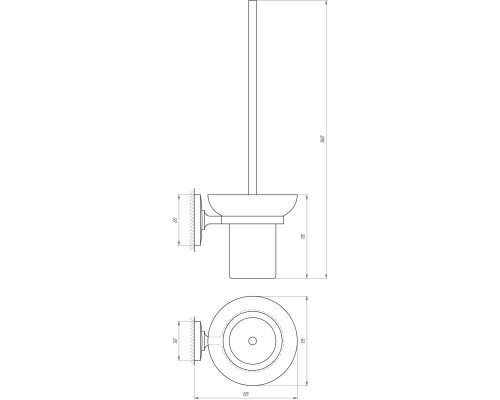 Йоржик настінний Perfect Sanitary Appliances RM1901