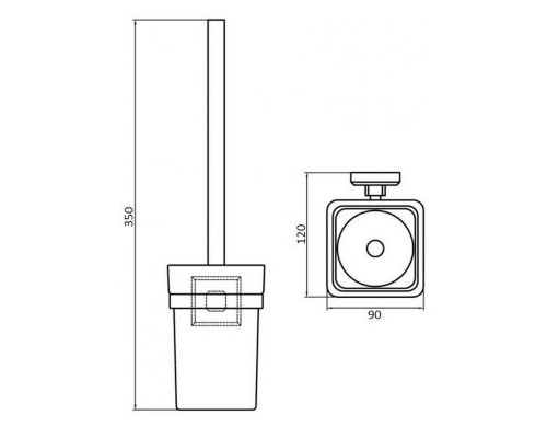 Йоржик настінний Perfect Sanitary Appliances КВ 9929A