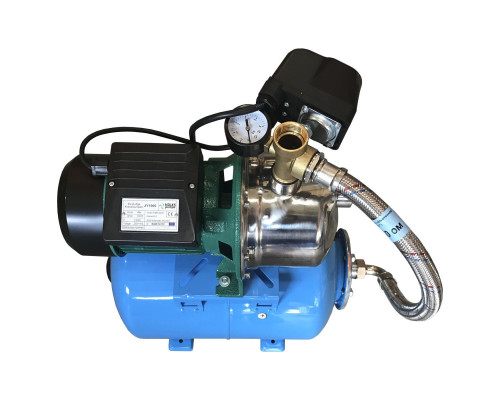 Насосна станція VOLKS pumpe  JY1000-24 1,1кВт  нержавійка  (складена) на гребінці