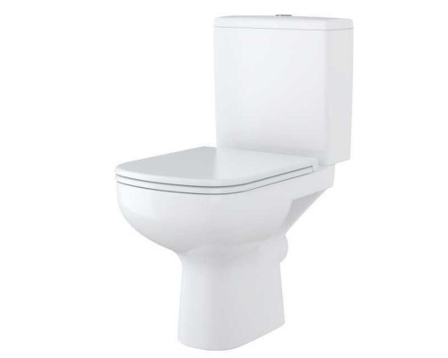 Компакт Cersanit 575 COLOUR NEW CLEAN ON 011 3/5 з кришкою білою дюропл лііфт