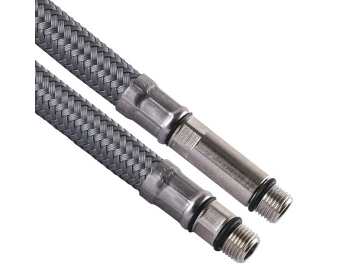 Шланг для змішувача TUCAI М10х1/2″ 1,0м  АНТИКОРОЗІЯ TAQ GRIF AСB 206223 ПАРА