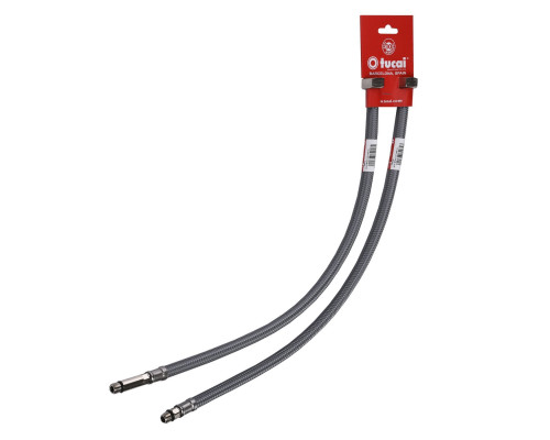 Шланг для змішувача TUCAI М10х1/2″ 1,0м  АНТИКОРОЗІЯ TAQ GRIF AСB 206223 ПАРА