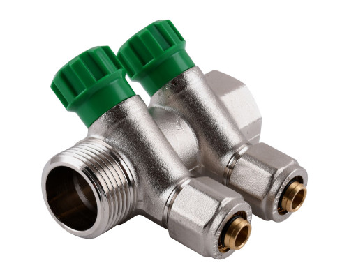 Колектор ECO 1018 1/2х1G 2-ий (під 35*) з перекриттям
