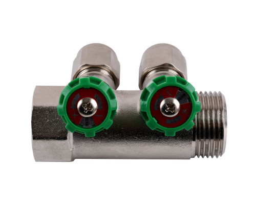 Колектор ECO 1018 1/2х1G 2-ий (під 35*) з перекриттям