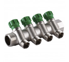 Колектор ECO 1018 1/2х1G 4-ий (під 35*) з перекриттям