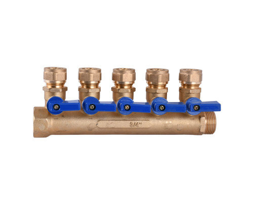 Колектор CRISTAL 3/4х16 ″5-ою з перекриванням (NM-1018)
