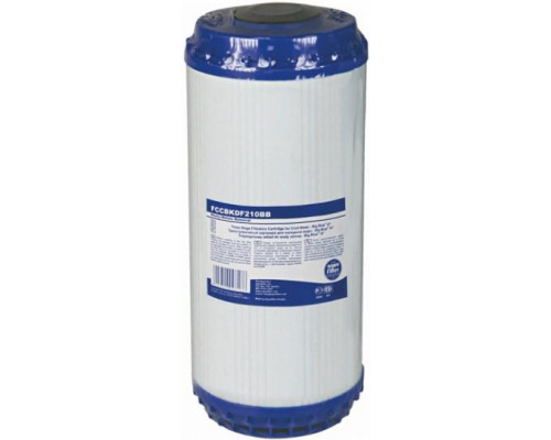 Aquafilter Пом'якшуючий картридж FCCBKDF210BB з активованого вугілля і KDF 10ВВ