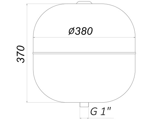 Гідроакумулятор з фіксованою мембраною  35л ZILMET HYDRO-pro 10bar ( 11A0003500 )