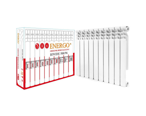 Радіатор біметалевий секційний ENERGO BIWIDE 500/96