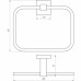 Тримач рушників Globus Lux SQ 9407 SUS304
