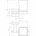 Стакан одинарний Globus Lux SQ 9409 SUS304
