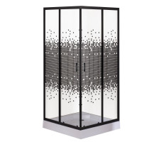 Душова кабіна BRAVO NER 90B.Mosaic