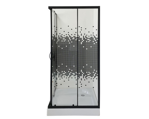Душова кабіна BRAVO NER 90B.Mosaic
