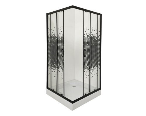 Душова кабіна BRAVO NER 90B.Mosaic