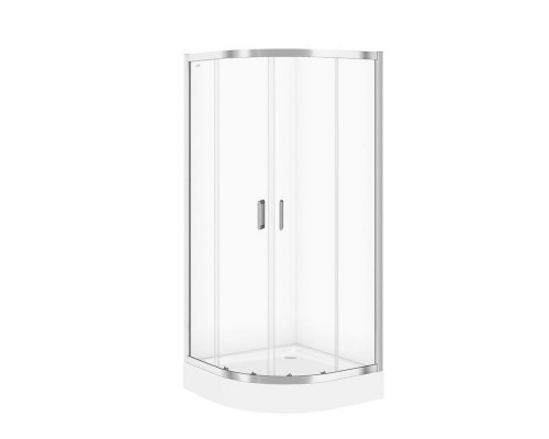 Душова кабіна напівкругла ARTECO  90x90x190 прозоре скло