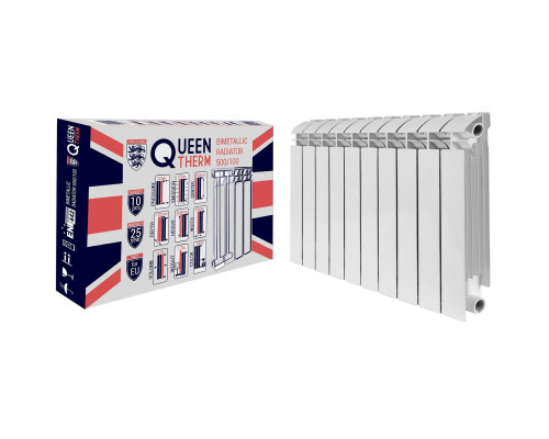 Радіатор біметалевий секційний QUEEN THERM 500/100 (кратно 10)