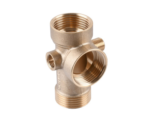 Гребінка 5-ти ходова 80мм (п'ятірник) OPTIMA з виходами 1/4″вр 1/4″зр на одній осі  (DS 005 C)