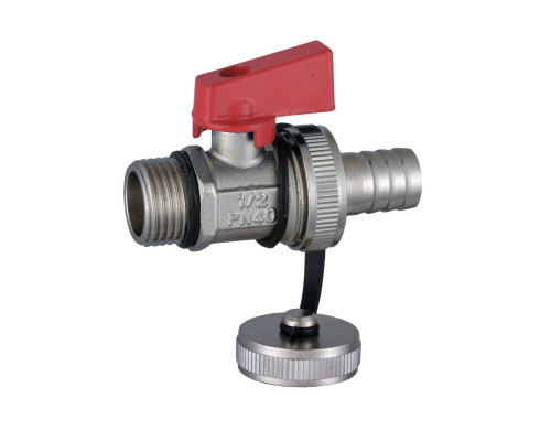 Кран кульовий наповнення/зливу SOLOMON 1/2″ NV-0831R червоний/синій