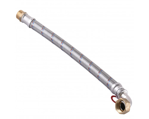 Шланг антивібраційний кутовий SOLOMON 1″ ЗВ 0,5м HS3001