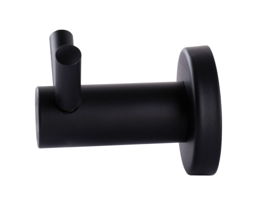 Гачок подвійний Globus Lux BS8415 чорний матовий SUS304