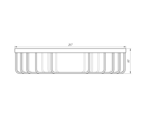 Поличка кутова Globus Lux BS 8499