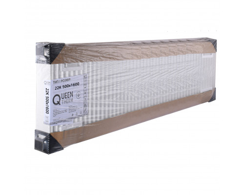 Радіатор сталевий панельний QUEEN THERM 22 бок 500х1600