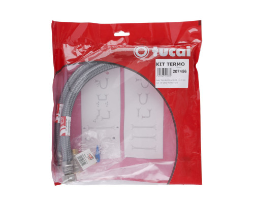 Набір для бойлера (2 TAQ SUPER ACB MG 1/2″ 0,4м + Клапан підривний з прапорцем) TUCAI 207456