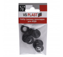 Набір прокладок гумових для води 1/2″(10 шт)