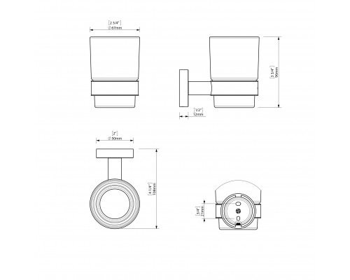 Набір аксесуарів для ванної SONIA ASTRAL KIT( 6 предметів) 181285