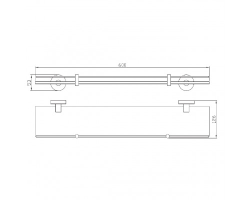 Полиця Perfect Sanitary Appliances SP 8127